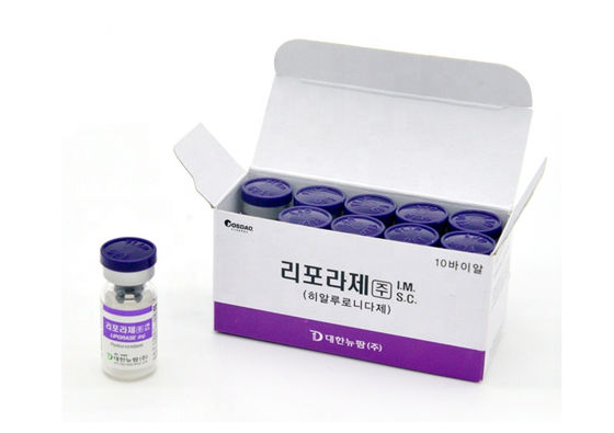 피하 Hyaluronidase Liporase 주입 지방 용해는 Hyaluronic 산을 녹입니다