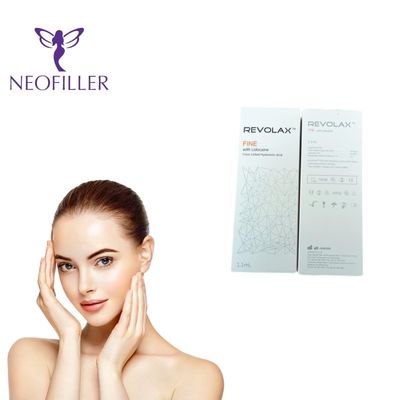 턱 주름을 위한 반대로 주름 Revolax 정밀한 리도카인 Hyaluronic 산 자연적인 충전물