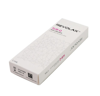 이마 선을 위한 깊은 가는 목 주름 Revolax Hyaluronic 산 한국 피부 충전물
