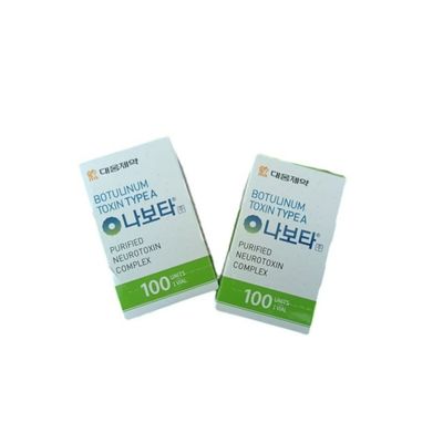 100unit Nabota 보툴리눔 독소 유형 A 주름 방지 주사제 CE ISO