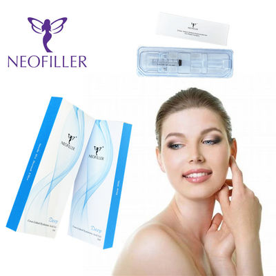 Neofiller 1ml 십자가에 의하여 연결되는 피부 충전물 Hyaluronic 자연적인 보는 입술 주입 24mg/Ml