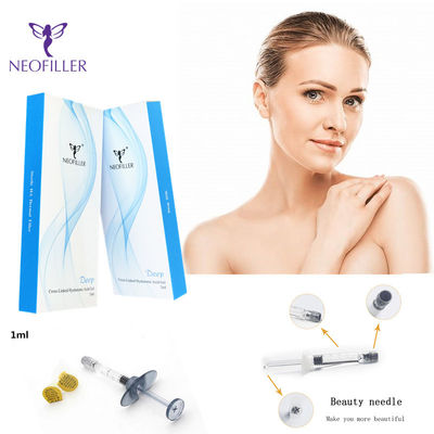 Neofiller 1ml 십자가에 의하여 연결되는 피부 충전물 Hyaluronic 자연적인 보는 입술 주입 24mg/Ml