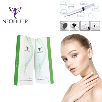 피부 24Mg/Ml Hyaluron 충전물 주입 뺨 패딩 미묘한 입술 증진