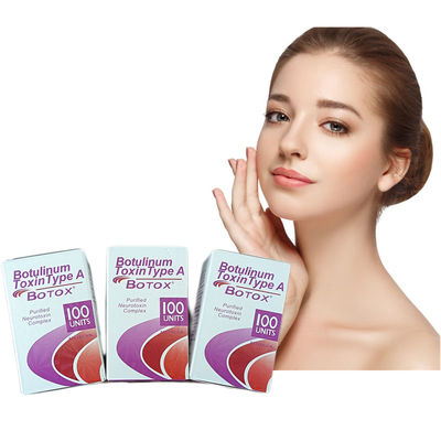 100 단위 얼굴 윤곽선 주름 보톡스 얼굴 주름 Allergan 보툴리눔 독소