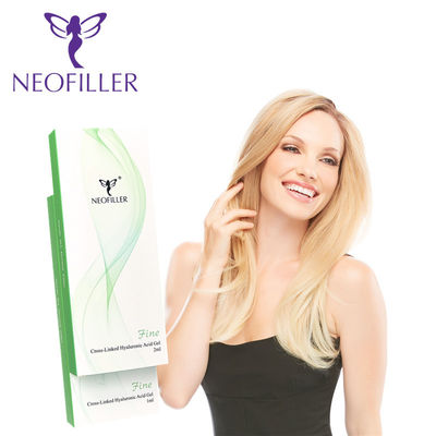 뺨 얼굴 Hyaluronic 산 피부 충전물 입술 HA 충전물 1ml 2ml 24mg/Ml