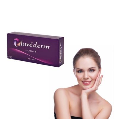 잔주름을 위한 투명한 2ml Juvederm 피부 충전물 주사 가능한 히알루론산