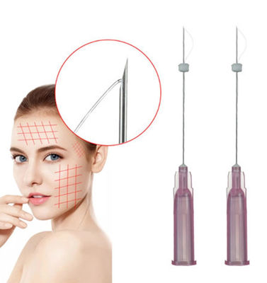 29g 30g 25 밀리미터 몰딩 PDO 스레드 승강기 표면상이 신체 콜라겐 스레드 승강기