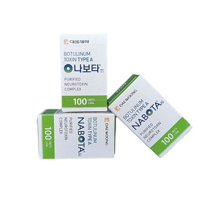 얼굴 가는 종아리 주사 나보타 100단위 이마 주름 ISO 제거 보톡스