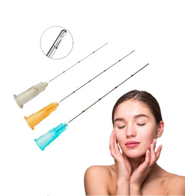 피부 필러를 위한 버릴 수 있는 극소 모노예트 무딘 캐뉼러 21g 50 밀리미터 70 밀리미터