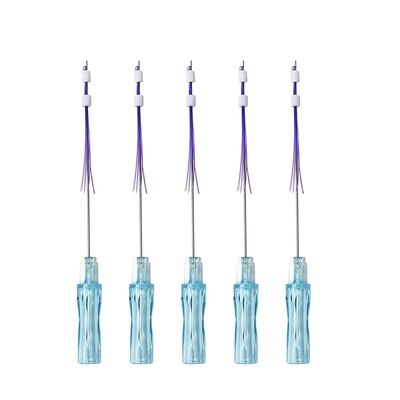 18g 100 밀리미터 PDO 스레드 승강기 6d Cog 스레드 페이스 리프트 볼 상승