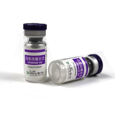 리포라세에서 히알루론산을 분해합니다. 피부 채식물 히알루론다세 용액