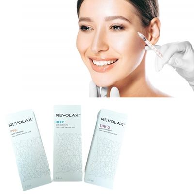 얼굴 부위 히알루론산 Revolax 피부 필러