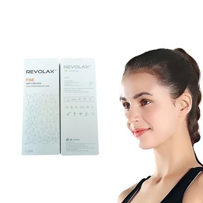얼굴 부위 히알루론산 Revolax 피부 필러