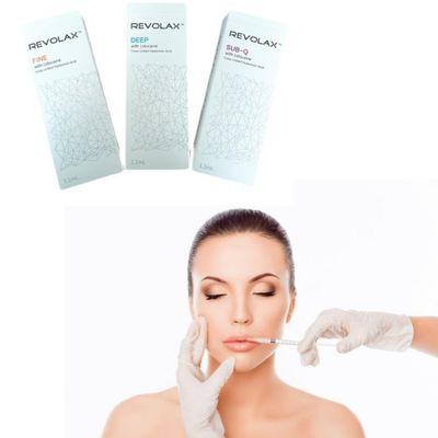 얼굴 부위 히알루론산 Revolax 피부 필러