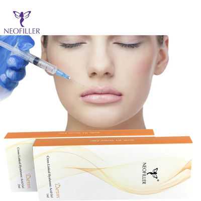 투명한 주입 깊이 히알루론산 피부 필러 1ml 2ml 10ml 20ml