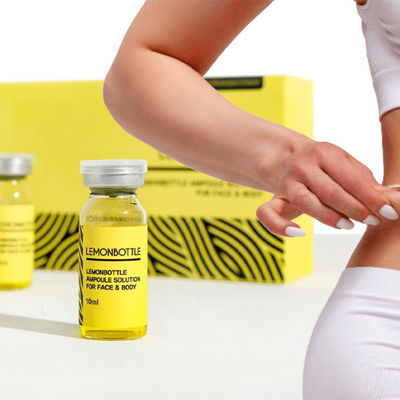 레몬 병 지방을 줄이기 위한 궁극적인 지방분석 용액 10ml*5 병 고농도 공식