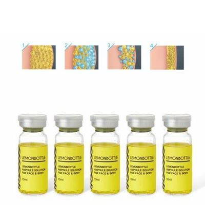 고농도 레몬 병 용액 지방 용해 주입 용액 5 병 X 10ml 전체 몸
