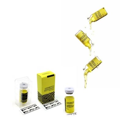 고농도 지방 용해 용액 얼굴 및 신체 10ml X 5 레몬 병 일회용 비염 포장