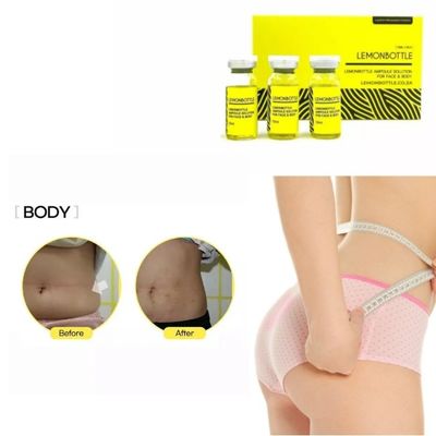 판매 레몬 병 지방 해소기 5X10ml 상자 체중 감량 솔루션 온라인