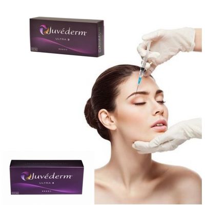 주름 채우기 위해 히알루론산 피부 필러 젤 - Juvederm 솔루션
