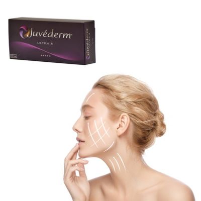주름 채우기 위해 히알루론산 피부 필러 젤 - Juvederm 솔루션