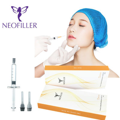 투명 24mg-ml 히알루론산 피부 필러 주사용 젤 9-12개월 장수 얼굴 재생 강화