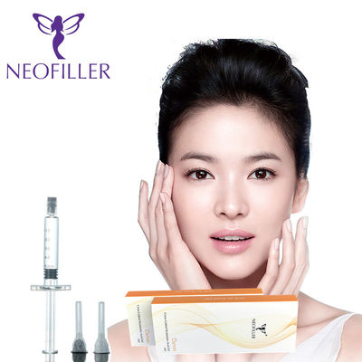 투명 24mg-ml 히알루론산 피부 필러 주사용 젤 9-12개월 장수 얼굴 재생 강화