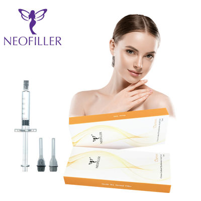 투명 24mg-ml 히알루론산 피부 필러 주사용 젤 9-12개월 장수 얼굴 재생 강화