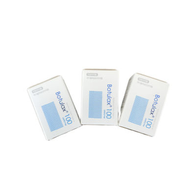 100개 단위로 내장형 보툴락스 단위만 투여하고 2°C~8°C의 냉장고
