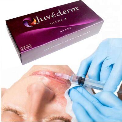 립 증강 및 장기적인 결과를 위해 횡단 연결 된 히알루론산으로 된 Juvederm 피부 필러