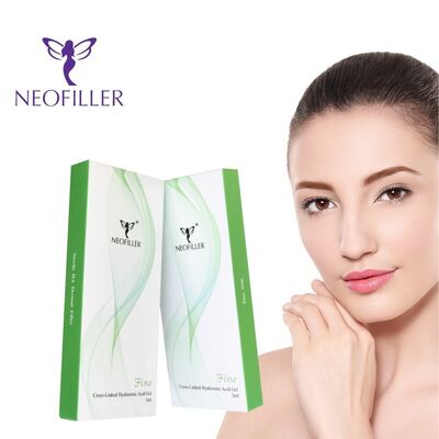 Neofiller 교차 연결된 24mg-ml 히알루론산 피부 충전제 주사 가능한 젤 9-12개월 장수 증진