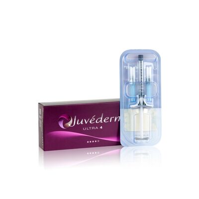 2*1ml 주사기에 장시간 효과를 위해 Juvederm 피부 필러와 교차 연결 된 히알루론산