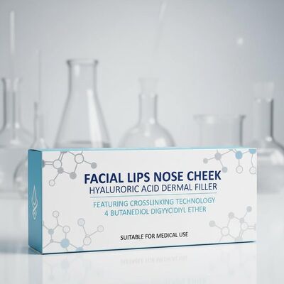 Facial Lips Nose Check Hyaluronic Acid Dermal Filler Featuring Crosslinkingtechnology 4 Butanediol Diglycidyl Ether Suitable for Medical