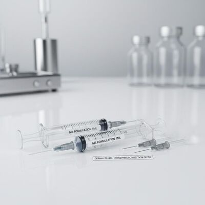 젤 포뮬레이션 Juvederm Dermal Filler 2 x 1ml 부피 하부 피부 주입 깊이 의료 화장품 용 용도로 적합합니다.