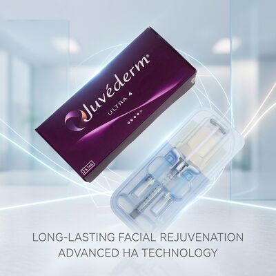 젤 포뮬레이션 Juvederm Dermal Filler 2 x 1ml 부피 하부 피부 주입 깊이 의료 화장품 용 용도로 적합합니다.