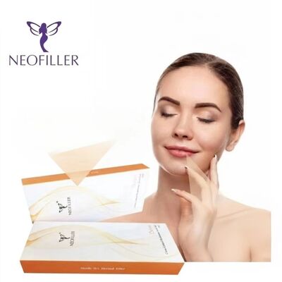 Neofiller Hyaluronic Acid 피부 필러 얼굴 입술 코 뺨 주사 가능한 젤 2-25 섭씨 온도 저장 솔루션