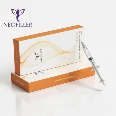 Neofiller Hyaluronic Acid 피부 필러 얼굴 입술 코 뺨 주사 가능한 젤 2-25 섭씨 온도 저장 솔루션