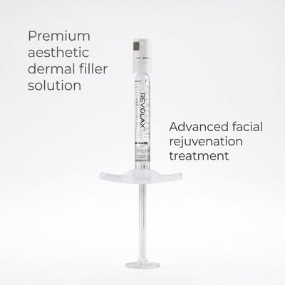 히알루론산 Revolax Dermal Filler 안심 주사 용액 얼굴 모양, 주름 감소 및 피부 수분