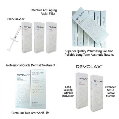 24mgml Revolax Dermal Filler 주입 깊이 중심에서 깊은 피부 농도 얼굴 부피 증가를 위한 20mgml 용액