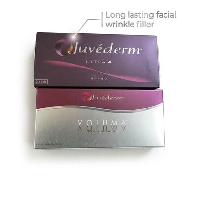 주사기의 부피 1ml 주사 Juvederm 피부 필러 안전 기간 9 ~ 12 개월 피부 재생에 이상적입니다