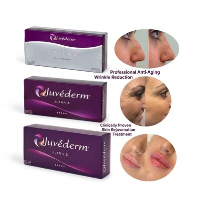 얼굴 주입 Juvederm 피부 필러 수명 9-12개월 Ultra3 Ultra4 Voluma 얼굴 윤곽 개선에 적합