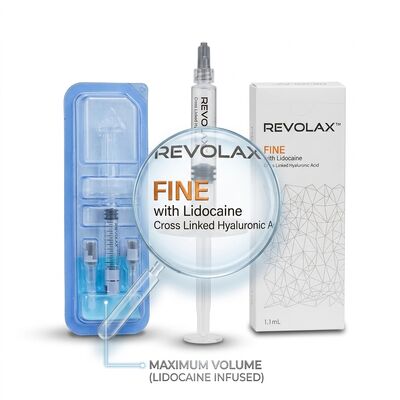 Revolax Sub-Q 자막 필러 일단계 히알루론산 피부 필러 1.1ml 자막 외형을 위한