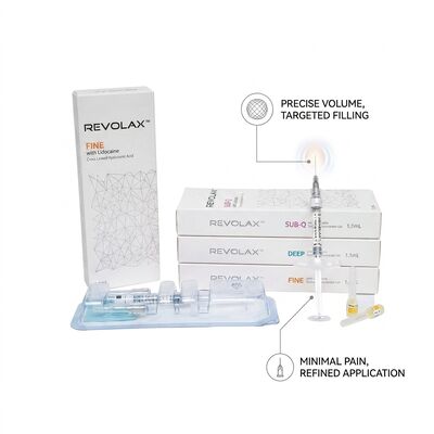 Revolax Sub-Q 턱 붓기 모노파지 크로스 링크드 히알루론산 피부 붓기 1.1ml 턱 붓기
