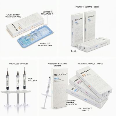 레볼렉스 파인 더말 필러 단상형 히알루론산 필러 1.1ml, 까마귀 발 및 잔주름 개선용