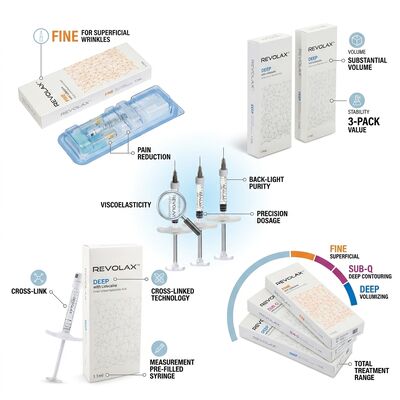 레볼렉스 파인 더말 필러 단상형 히알루론산 필러 1.1ml, 까마귀 발 및 잔주름 개선용