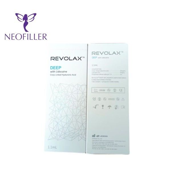 얼굴을 위한 주름 제거 1.1ml/Box 피부 충전물 Revolax 깊은 수압산 주입