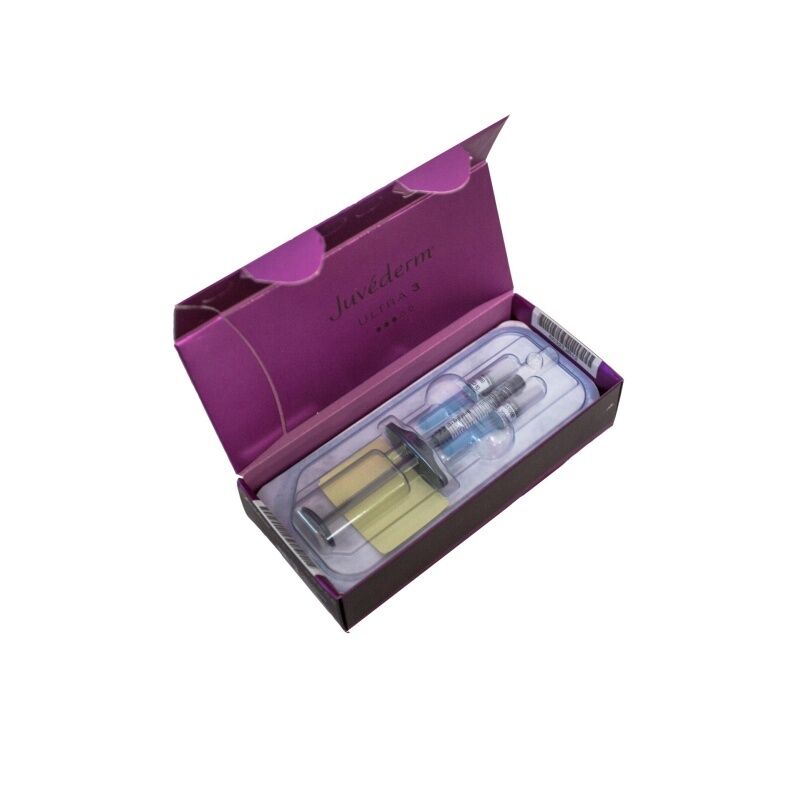 피부 탄력을 향상시키고 얼굴의 노화 징후를 줄이기 위해 설계 된 히알루론산으로 된 얼굴 Juvederm 피부 필러