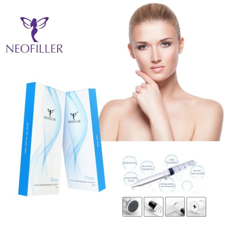 9~12개월 수명 24mg-ml 히알루론산 피부 필러 주사용 젤 얼굴 젊음 부피 회복