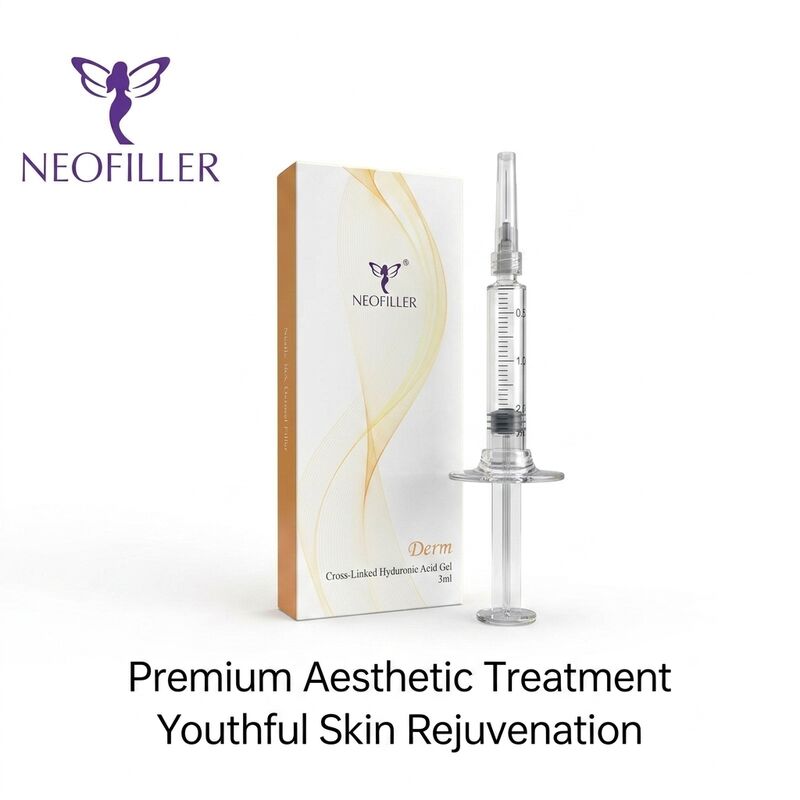 6-8 개월 연장 기간 히알루론산 피부 필러 생성 호환성 주사용 젤 1ml 주사 얼굴 젊음