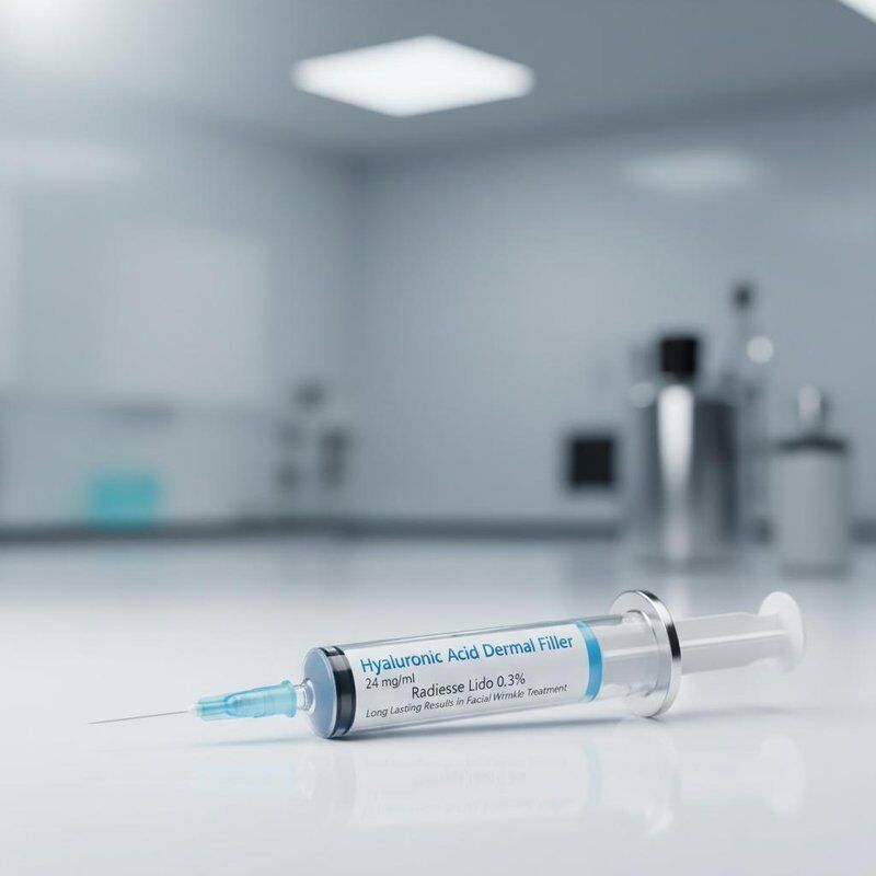 24 Mg/ml 히알루론산 피부 필러 라디세스 리도 0.3% 농도 얼굴 주름 치료에 장기적인 결과를 제공합니다